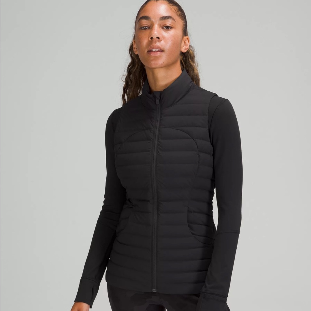 Size 6 Black lululemon Pack It Down Vest